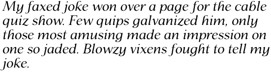 P22 Late November Italic OT
