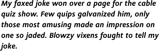 Flex Bold Italic OT