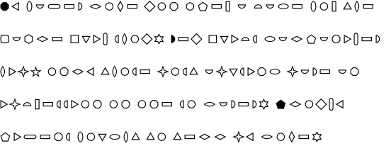 FF Dingbats 2.0 Basic Forms