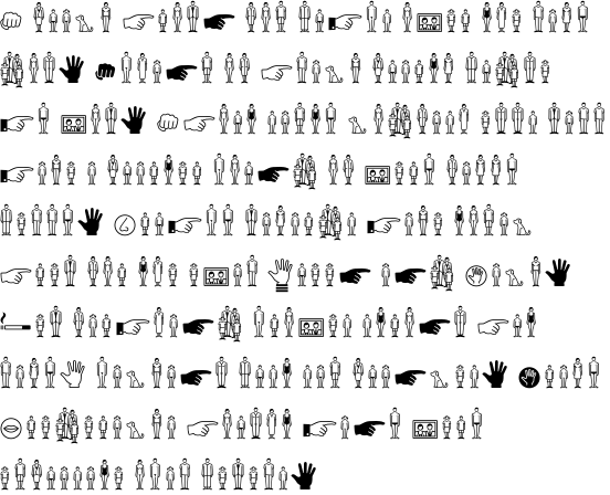 FF Dingbats 2.0 Human