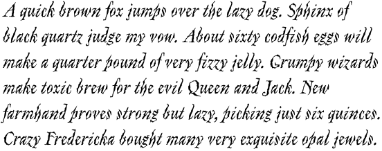 FF Merlin OT Regular Italic