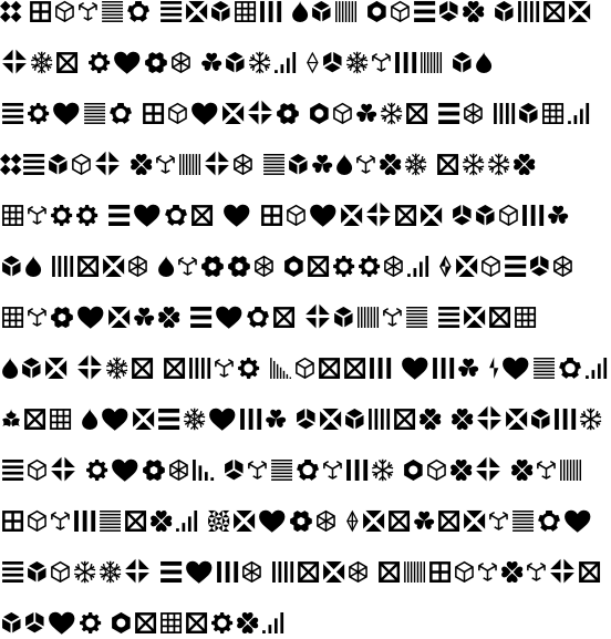 FF Dingbats 2.0 Mixed Forms