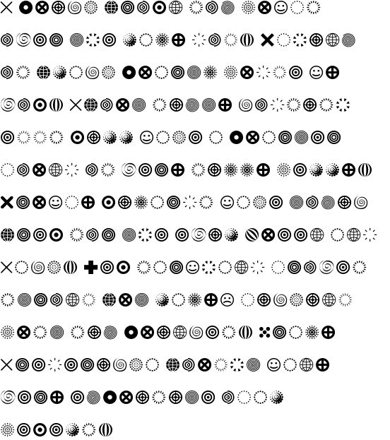 FF Dingbats 2.0 Circles and Crosses