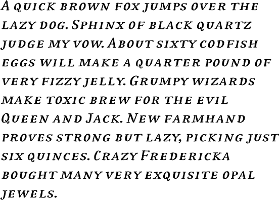 MVB Aunt Mildred Bold Italic SC OT