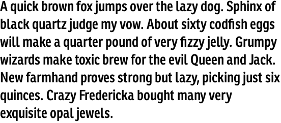 Ronnia Condensed Semi Bold OT