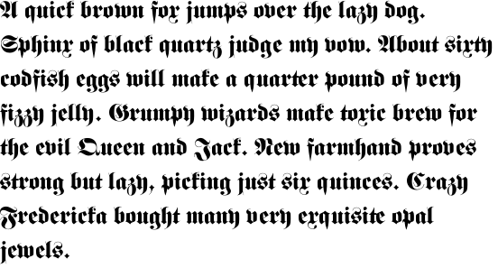 Fraktur CE Bold OT