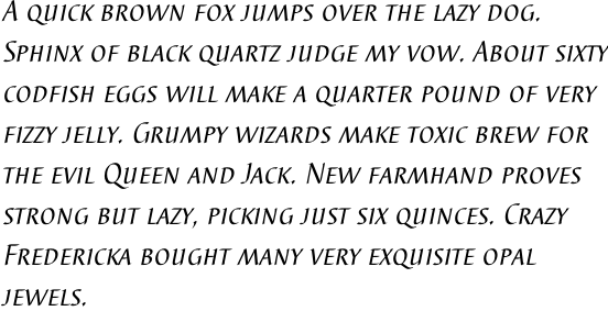 Barbedor Regular Italic SC OT