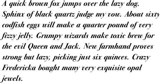 ITC Bodoni Seventy Two Bold Italic OT