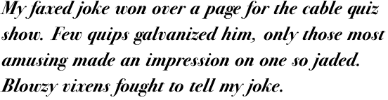 ITC Bodoni Seventy Two Bold Italic OT