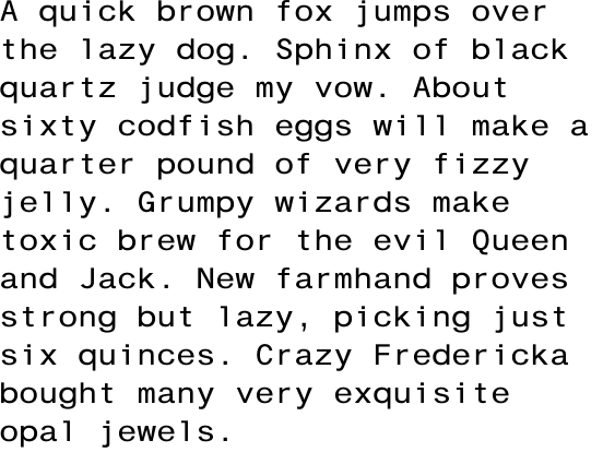 Cash Monospaced OT