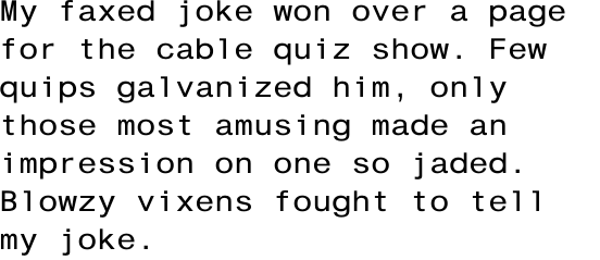 Cash Monospaced OT