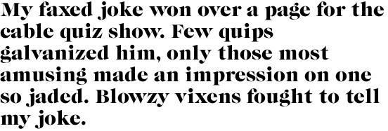 Caslon Graphique OT