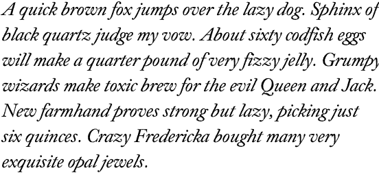 Caslon Rough H Regular Italic OT