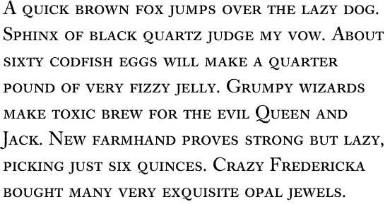 Caslon Rough H Regular SC OT