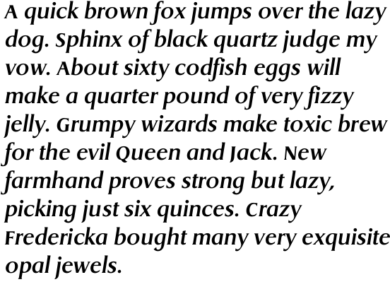 Dragon Demi Bold Italic OT