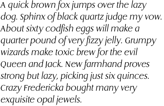 Dragon Regular Italic OT