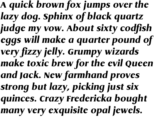 Dragon Extra Bold Italic OT