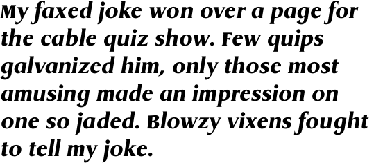 Dragon Extra Bold Italic OT