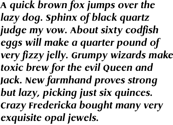 Dragon Bold Italic OT