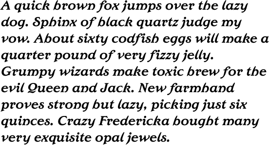Edwardian Bold Italic OT