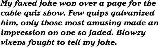 Edwardian Extra Bold Italic OT