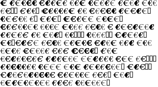 Euro Serif Five OT