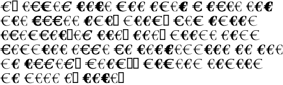 Euro Serif Five OT