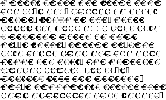 Euro Serif Eight OT