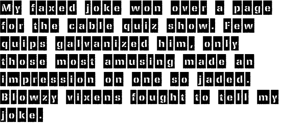 Ferro Stencil Bold Negative Rough OT