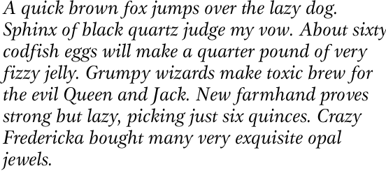 ITC Gamma Book Italic OT