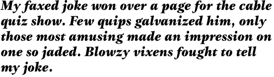 ITC Gamma Black Italic OT