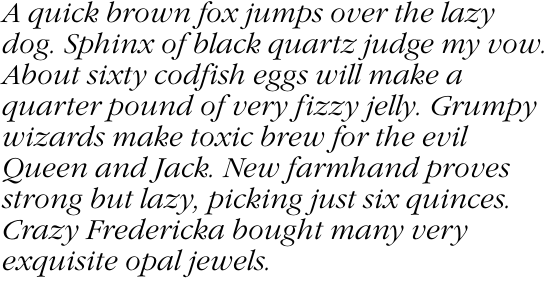 ITC Garamond Light Italic OT