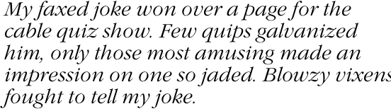 ITC Garamond Light Italic OT