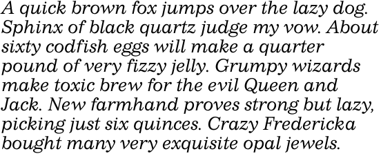 Impressum Light Italic OT