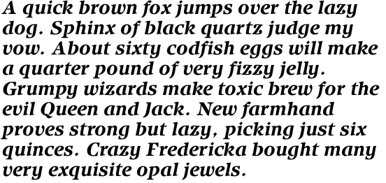 ITC Isbell Bold Italic OT