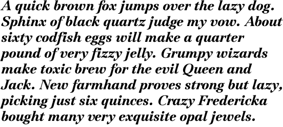 ITC Jamille Black Italic OT