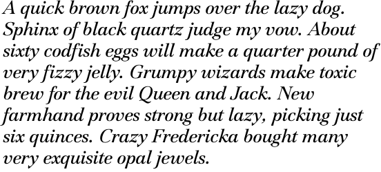 ITC Jamille Book Italic OT