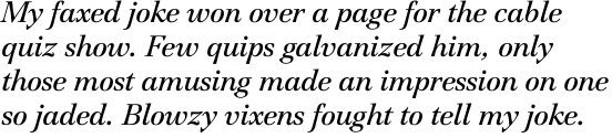 ITC Jamille Book Italic OT