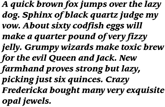 ITC Leawood Black Italic OT