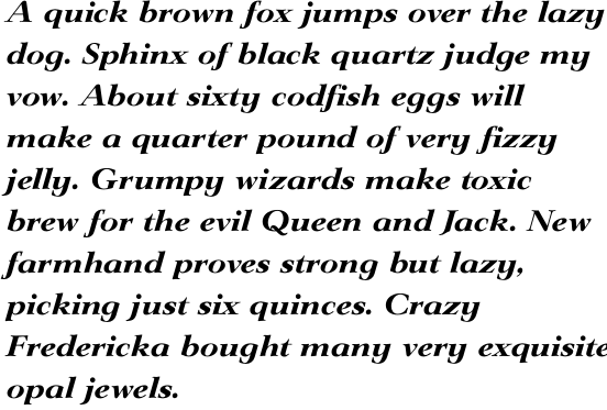 Lingwood Bold Italic OT