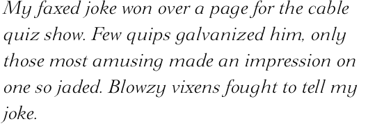 Lingwood Light Italic OT
