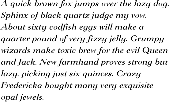 Lingwood Medium Italic OT