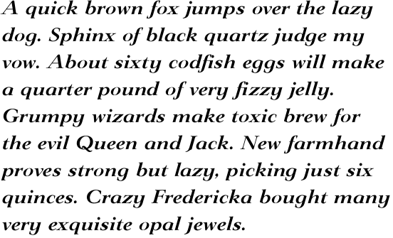 Lingwood Demi Bold Italic OT