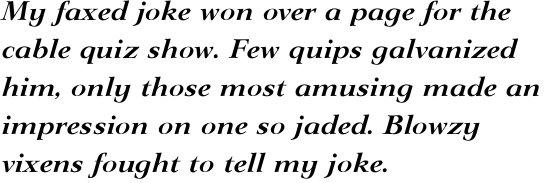 Lingwood Demi Bold Italic OT