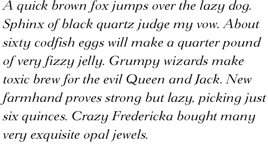 Lingwood Regular Italic OT