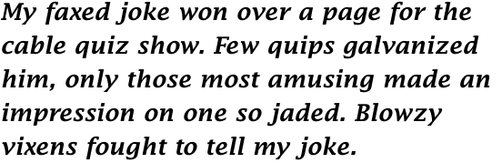 Lucida Fax Demi Bold Italic OT