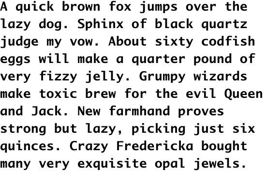 Lucida Mono Bold OT