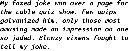 Lucida Mono Bold Italic OT