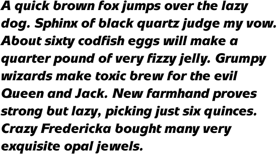 ITC Mixage Black Italic OT