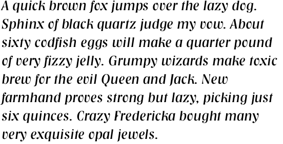 Nashville Regular Italic OT
